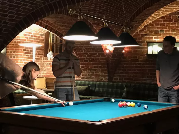 Billard in Lutters Weinstube