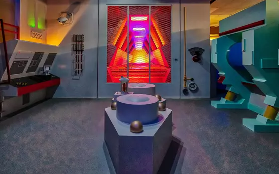 Das Main Engineering Set als Teil der Star Trek Original Series Set Tour