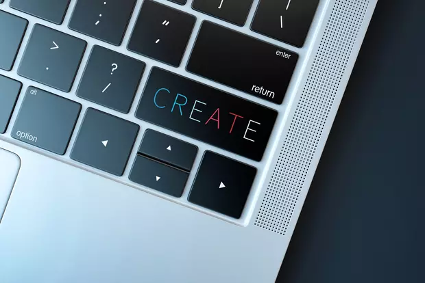 Tastatur mit "Create"-Taste