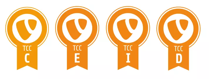 TYPO3 Certification Badges Collage