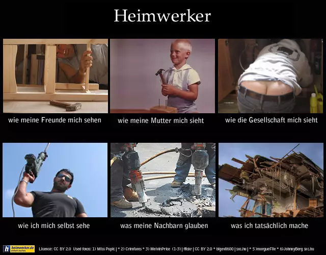 Heimwerker-Meme